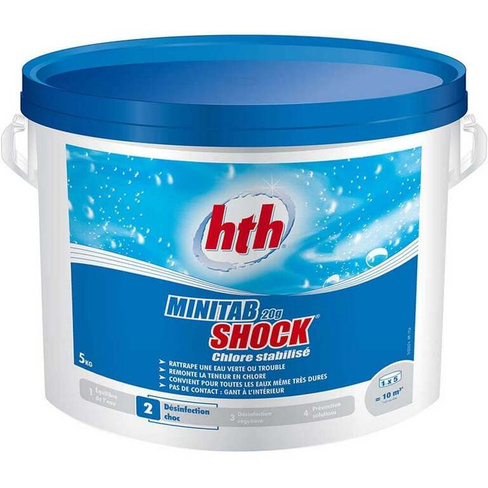 Быстрый хлор MINITAB SHOCK, табл. 20 г, 5 кг, hth (C800673H2).