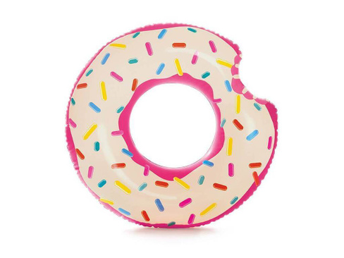 Надувной круг для плавания "Пончик" 94х23 см, от 9 лет (Intex 56265)