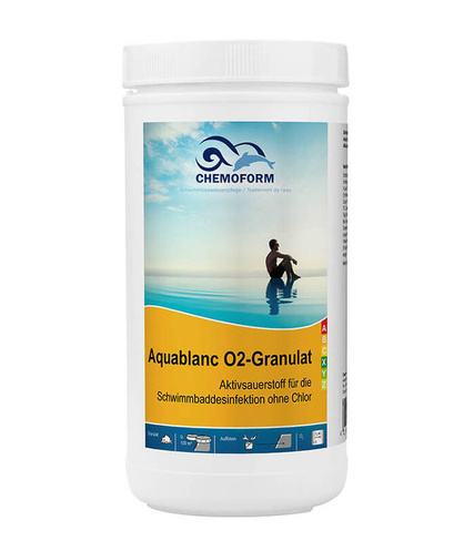 Аквабланк О2 (активный кислород) для дезинфекции воды в бассейнах, гранулир