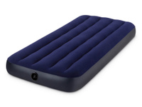Надувной матрас Classic Downy Bed Fiber-Tech 76х191х25 см (Intex 64756)