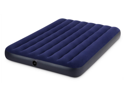 Надувной матрас Classic Downy Bed Fiber-Tech 137х191х25 см (Intex 64758)