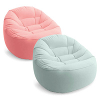 Кресло надувное Beanless Bag Chair 112х104х74 см, 2 цвета (Intex 68590)