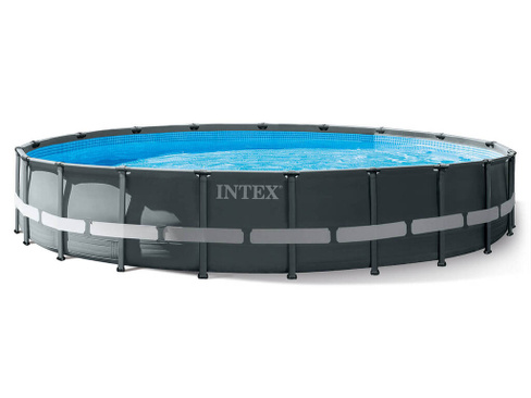 Каркасный бассейн Intex Ultra Frame, 610х122 см + 4 аксессуара (26334)