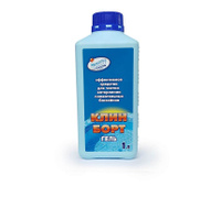 Клин-Борт гель, 1л бутылка, жидкость для очистки стенок бассейна от слизи и