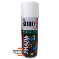 Аэрозоль KUDO №1001 белая глянцевая 520мл