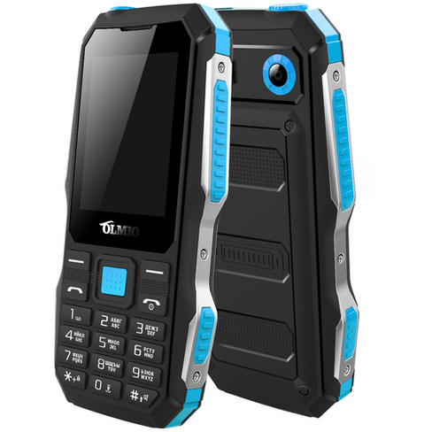 Телефон OLMIO X04 RU, 2 SIM, черный/синий