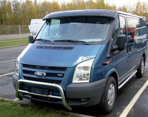 Козырек над лобовым стеклом Omsa плексиглас Ford Transit 2003-2014