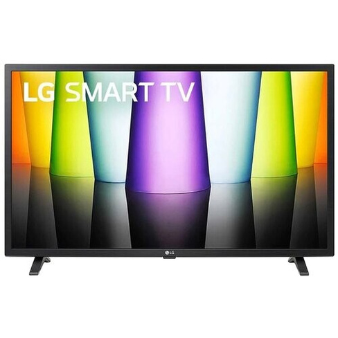 32" Телевизор LG 32LQ63006LA 2022 RU, черное стекло