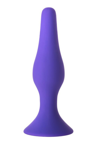 Фиолетовая анальная втулка Toyfa A-toys - 10,2х2 см.
