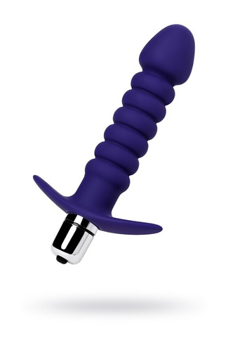 Штучки-Дрючки - Анальный вибратор, 14 см (фиолетовый)