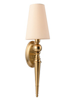 Бра Crystal Lux PER AP1 BRASS, BEIGE золотой, Бежевый