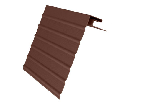 J-фаска фасадный ветровая доска коричневая