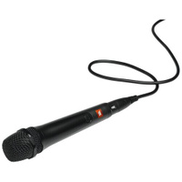 Микрофон проводной JBL PBM100, комплектация: микрофон, разъем: mini jack 3.5 mm, черный, 1 шт