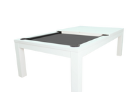 Бильярдный стол для пула Penelope 7 ф (белый) с плитой, со столешницей