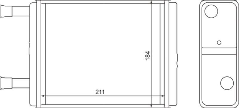 Купить Радиатор Печки Газель 3302