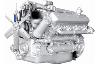 Двигатель без КПП и Сцепления Основной комплектации на К-744Р1 «Кировец» 300 л. с. Автодизель 238НД8-1000186