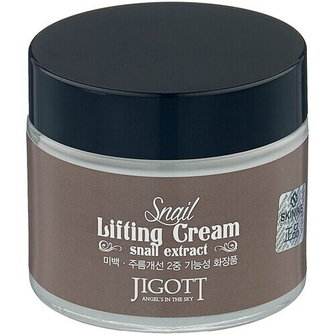Jigott Подтягивающий крем для лица с экстрактом слизи улитки Snail Lifting Cream, 70 мл JIGOTT
