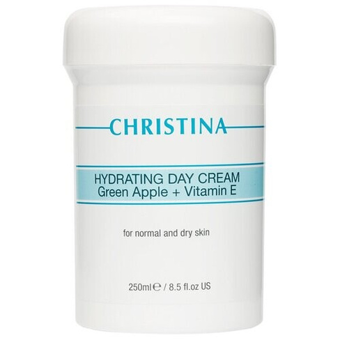 Christina Hydrating Day Cream Green Apple + Vitamin E For Normal And Dry Skin Увлажняющий дневной крем с витамином Е для