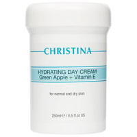 Christina Hydrating Day Cream Green Apple + Vitamin E For Normal And Dry Skin Увлажняющий дневной крем с витамином Е для