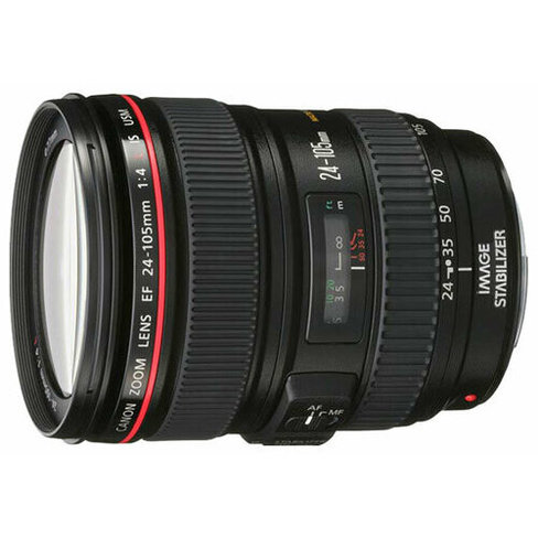 Объектив Canon EF 24-105mm f/4L IS USM, черный