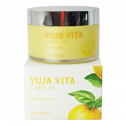Омолаживающий цитрусовый крем Deoproce Yuja Vita Care 10 Oil In Cream (100 мл)
