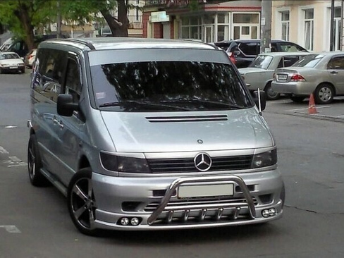 Реснички под покраску стекловолокно Mercedes Vito W638 1996-2003