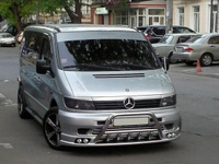 Реснички под покраску стекловолокно Mercedes Vito W638 1996-2003