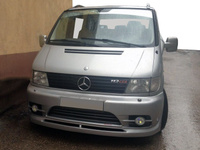 Накладка на передний бампер Sport (стекловолокно) Mercedes Vito W638