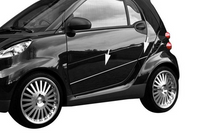 Молдинг дверной Omsa Mercedes Smart 2007-2014 (4 шт, сталь)