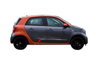 Молдинг дверной Omsa Mercedes Smart 2014+ (4 шт, сталь)