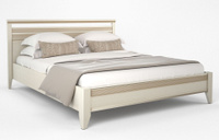 Кровать без подъемного механизма 140х200 см Адажио, валенсия, классический стиль Ангстрем