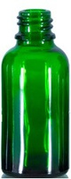 Флакон стеклянный 20 мл 18/405 Прозрачный зеленый