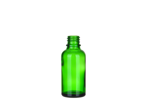 Флакон стеклянный 30 мл 18/405 Прозрачный зеленый