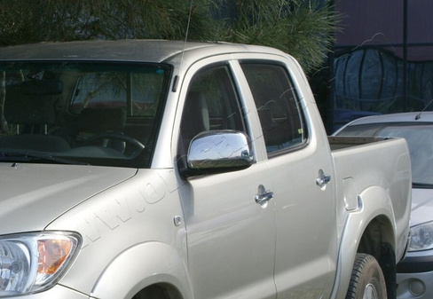 Накладки на зеркала Omsa 2 шт, сталь Toyota Hilux 2005-2012