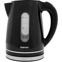 Чайник электрический CENTEK CT-0043, 2200Вт, черный и серый
