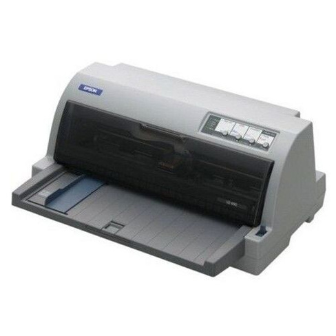 Принтер матричный Epson LQ-690 Flatbed черно-белая печать, цвет серый [c11ca13041/c11ca13051]