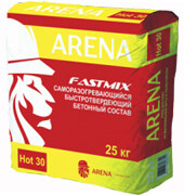 ARENA FastMix Hot30 до -25oC (40 МПа) саморазогревающийся, быстротвердеющий мелкозернистый бетон