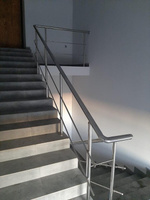 Перила на лестницу из нержавеющей стали для коммерческого здания