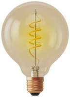 Лампа светодиодная Voltega E27 2000К 4 Вт 300 Лм 240 В шар G95 тонированная диммируемая
