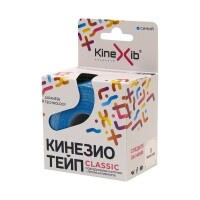 Kinexib - Кинезио тейп Classic 5 м х 5 см, синий