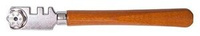 Стеклорез роликовый с деревянной ручкой T4P арт.2706001 x 12/480