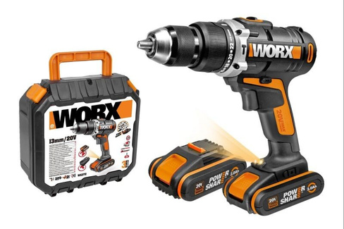 Аккумуляторная ударная дрель-шуруповерт WORX WX372