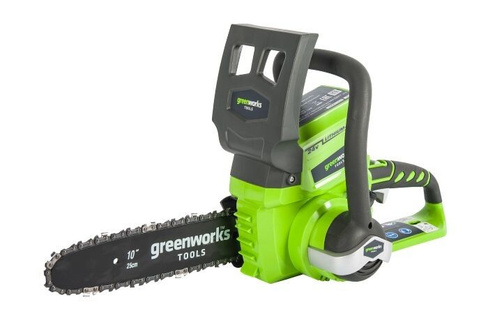 Аккумуляторная цепная пила Greenworks G24CS25 2000007 24V