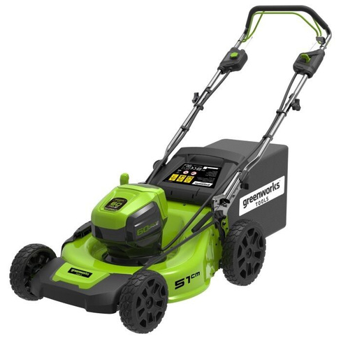 Газонокосилка Greenworks GD60LM51SP, 2505607, 60V, 51 см3 бесщеточная