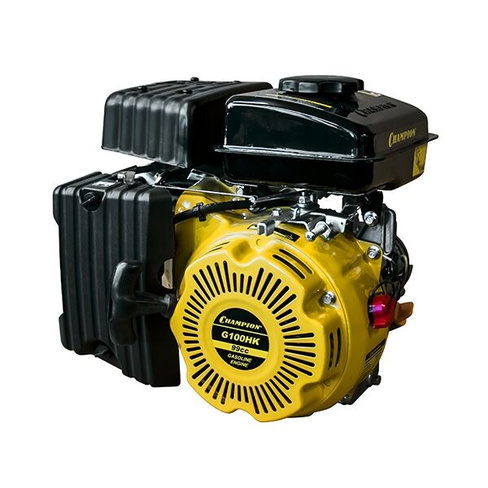 Двигатель CHAMPION G100HK (2,5лс/1,84кВт 99см3 16мм, шпонка, 10,4кг)