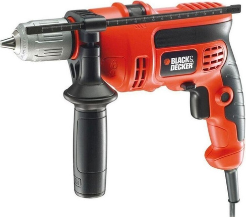 Дрель ударная сетевая Black+Decker CD714CRES