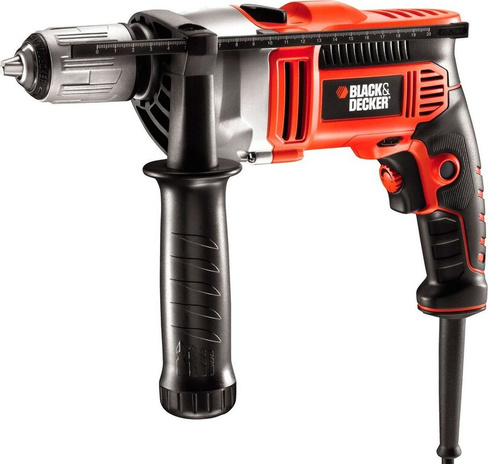 Дрель ударная сетевая Black+Decker KR705K