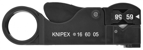 Инструмент для снятия изоляции с коаксиальных кабелей KNIPEX KN-166005SB