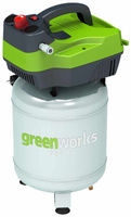 Компрессор электрический Greenworks GAC24V, 4101707, 1500W, 8 bar