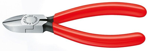 Кусачки 125 мм боковые для электромехаников KNIPEX, KN-7601125